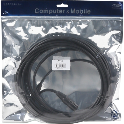 강원전자 넷메이트 XLR 캐논(M)-TS(5.5 Mono) 마이크 케이블 10m NMC-XLR510MB