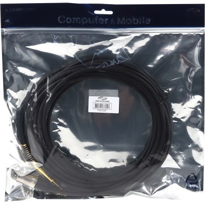 강원전자 넷메이트 XLR 캐논(M)-TRS(5.5 Stereo) 마이크 케이블 10m NMC-XLR510MS