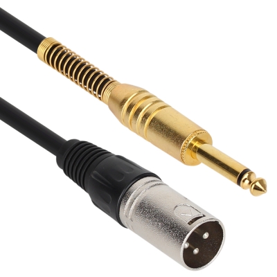 강원전자 넷메이트 XLR 캐논(M)-TS(5.5 Mono) 마이크 케이블 15m NMC-XLR515M