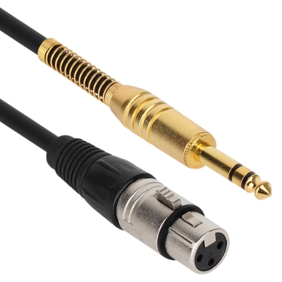 강원전자 넷메이트 XLR 캐논(F)-TRS(5.5 Stereo) 마이크 케이블 20m NMC-XLR520FS