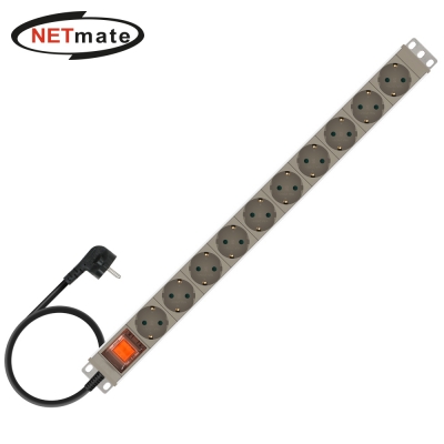 강원전자 넷메이트 알루미늄 SAFE 멀티탭 10구 접지 1.5m NMP-AM1015