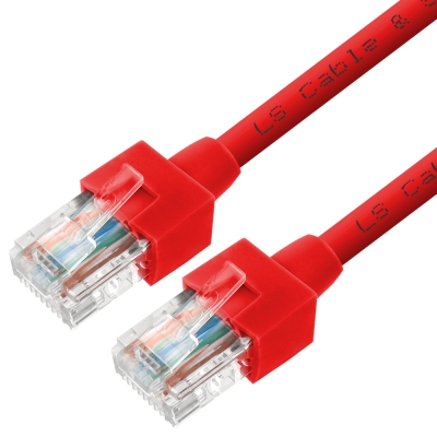 LS전선 CAT.5E UTP 랜 케이블 3m (레드) NMX-LS530R