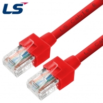 LS전선 CAT.5E UTP 랜 케이블 5m (레드) NMX-LS550R