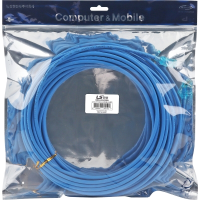 LS전선 CAT.6 UTP 랜 케이블 20m, 블루 NMX-LS6200BL