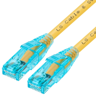LS전선 CAT.6 UTP EZ 플러그 랜 케이블 20m (옐로우) NMX-LS6200Y