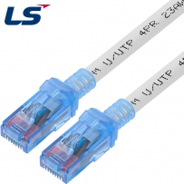 LS전선 CAT.6A UTP Supreme 랜 케이블 0.5m (그레이) NMX-LS6ASP05G