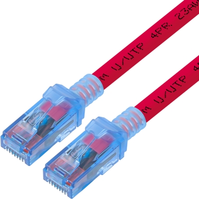 LS전선 CAT.6A UTP Supreme 랜 케이블 0.5m (레드) NMX-LS6ASP05R