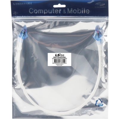 LS전선 CAT.6A UTP Supreme 랜 케이블 0.5m (화이트) NMX-LS6ASP05WH