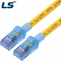 LS전선 CAT.6A UTP Supreme 랜 케이블 0.5m (옐로우) NMX-LS6ASP05Y