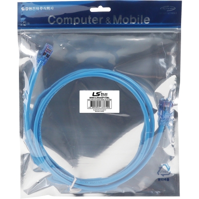 LS전선 CAT.6A UTP Supreme 랜 케이블 1.5m (블루) NMX-LS6ASP15BL
