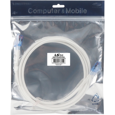 LS전선 CAT.6A UTP Supreme 랜 케이블 2m (화이트) NMX-LS6ASP20WH