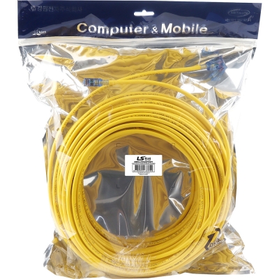 LS전선 CAT.6A UTP Supreme 랜 케이블 50m (옐로우) NMX-LS6ASP500Y