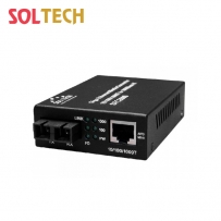 솔텍 기가비트 이더넷 멀티모드 광 컨버터, SC / 220m SFC2000-TS
