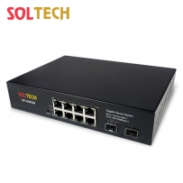 솔텍 8포트 기가비트 스위칭 허브, SFP 2슬롯 SFC400GM
