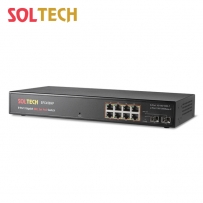 솔텍 8포트 기가비트 스위칭 허브, 120W PoE / SFP 2슬롯 SFC450HP