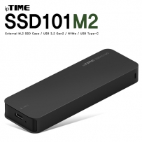 ipTIME(아이피타임) M.2 NVMe 외장 SSD 케이스 (SSD미포함) SSD101M2