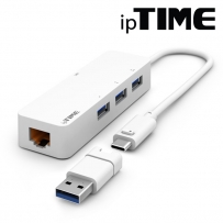 ipTIME(아이피타임) USB3.0 2 in 1 기가비트 랜카드 U1003CA